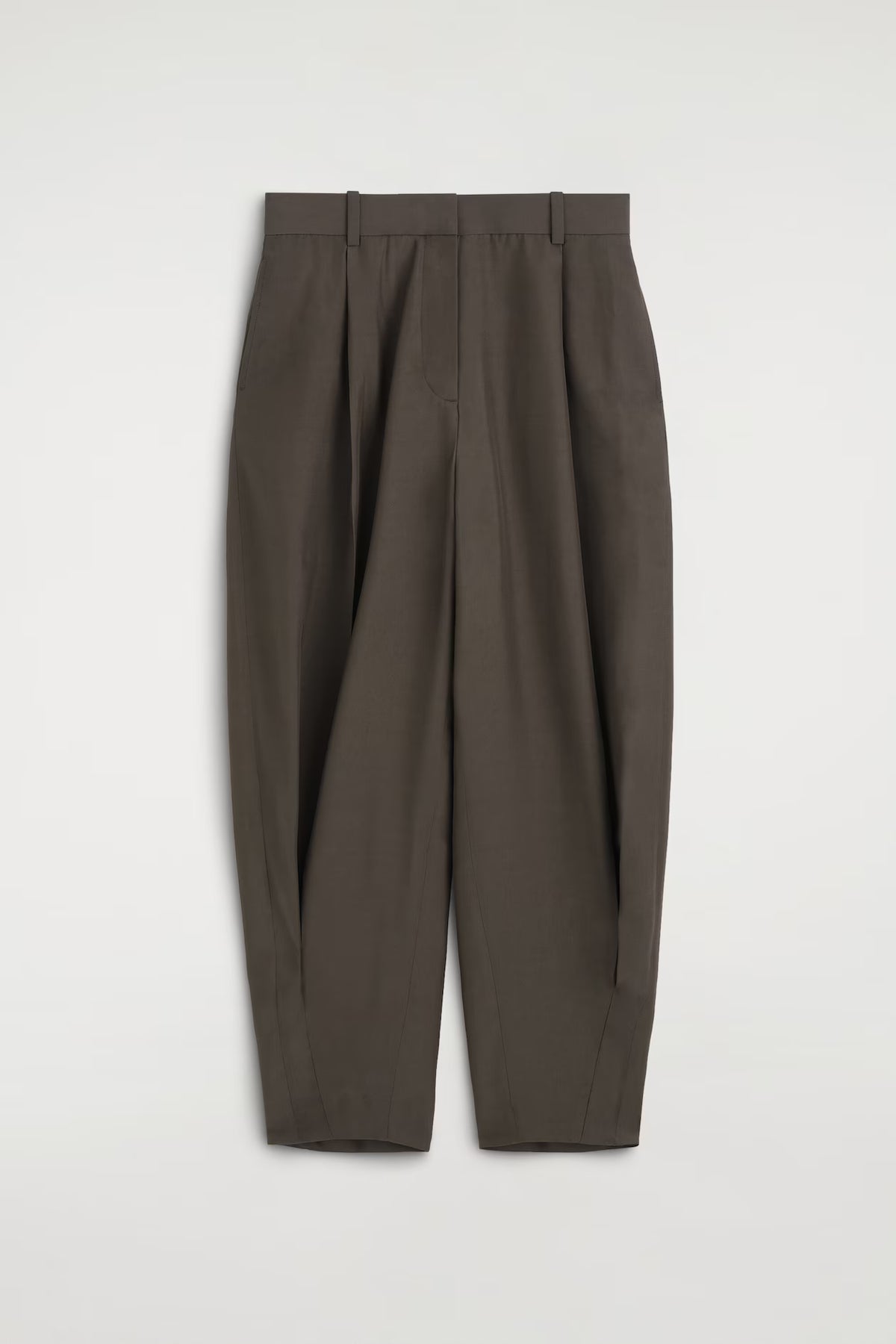PLEATED BALLOON-LEG PANTS