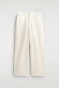 CROPPED WIDE-LEG DENIM PANTS