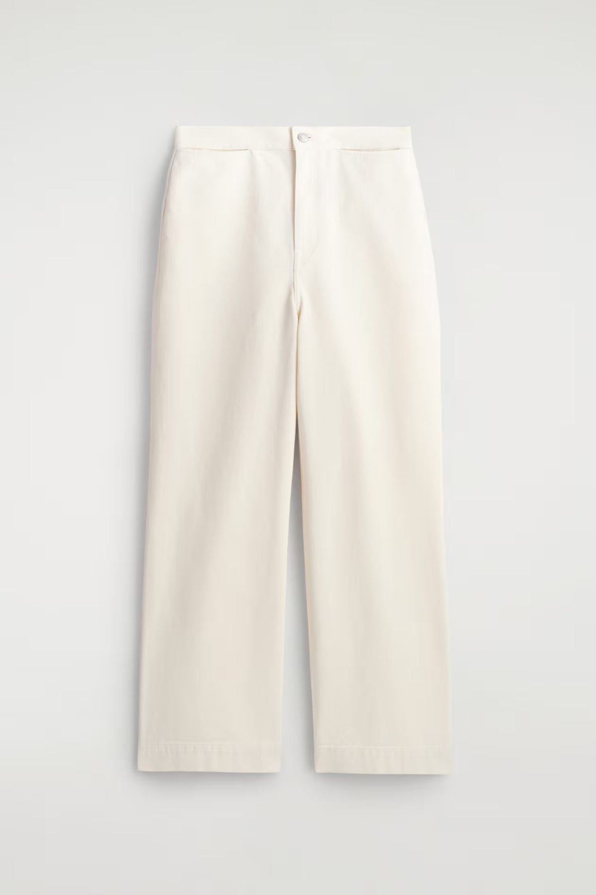 CROPPED WIDE-LEG DENIM PANTS