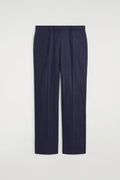 WOOL-BLEND FLARED PANTS